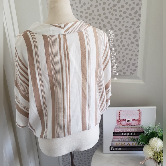 Sim & Sam Front Tie Button Down Shirt - Picture 2 of 9